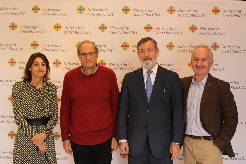Quim Torra, expresidente de la Generalitat de Catalunya, visita nuestra universidad 
